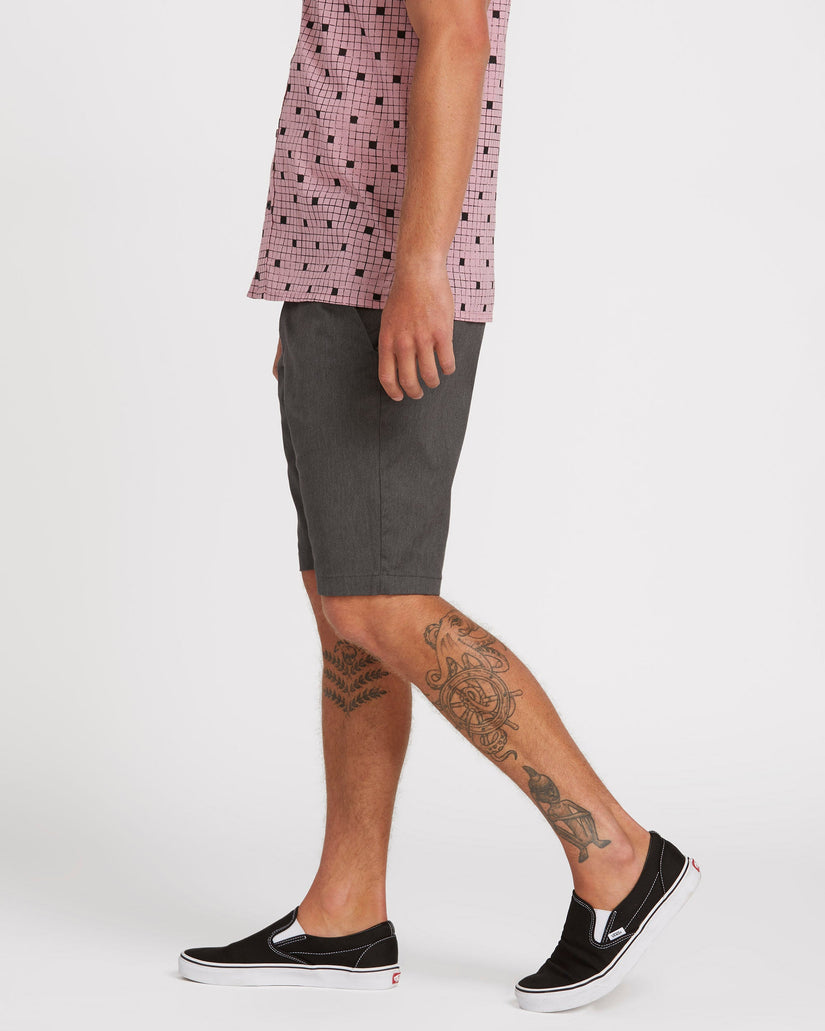 Frickin Modern Stretch 21" Shorts - CHARCOAL HEATHER