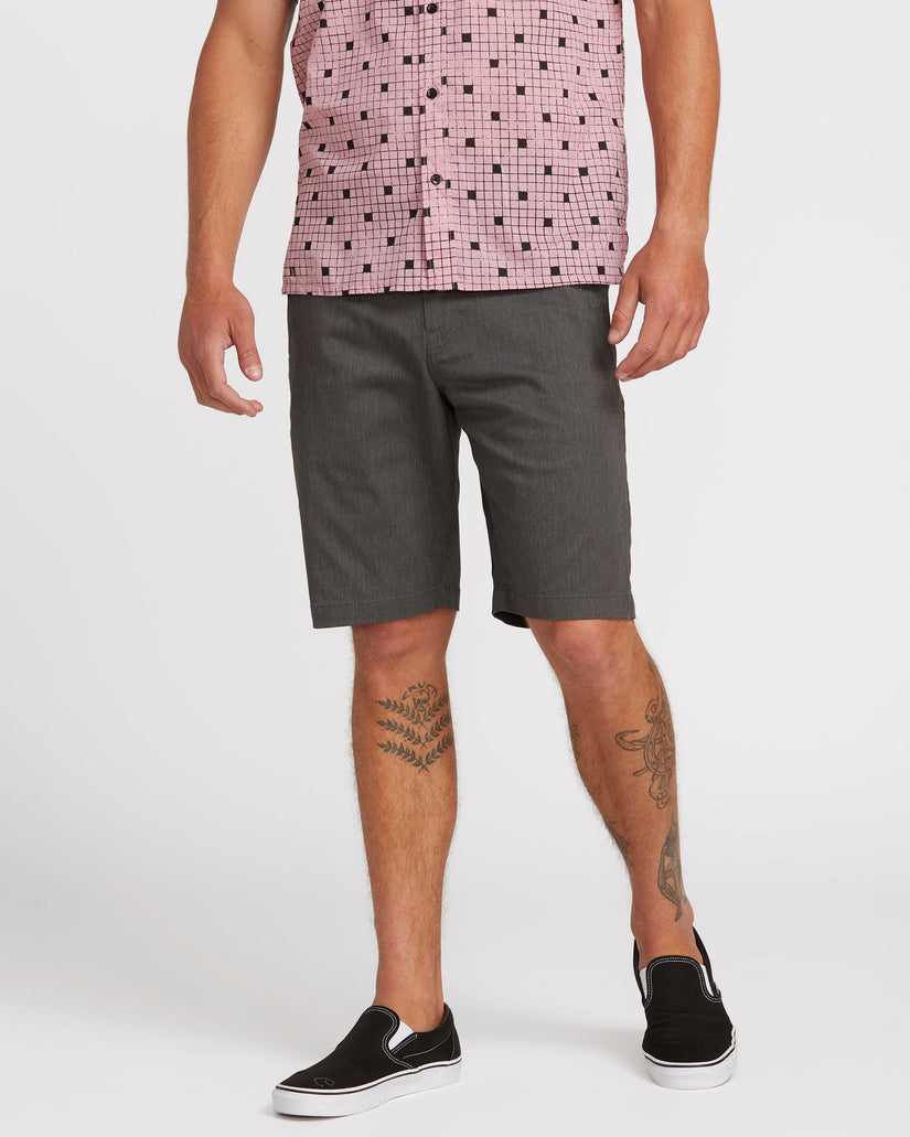 Frickin Modern Stretch 21" Shorts - CHARCOAL HEATHER