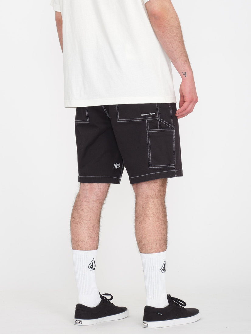 V ENT HOCKEY DAD SHORT 20 (A0912402_BLK) [B]