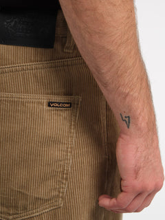 Billow Tapered Cordhose - Khaki