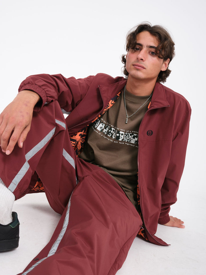 Skate Vitals Remy S Track Jacke - Merlot