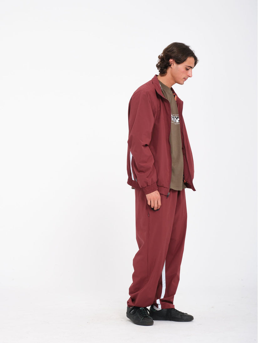 Skate Vitals Remy S Track Jacke - Merlot