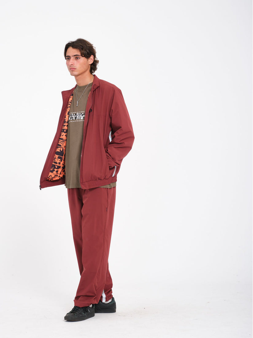 Skate Vitals Remy S Track Jacke - Merlot