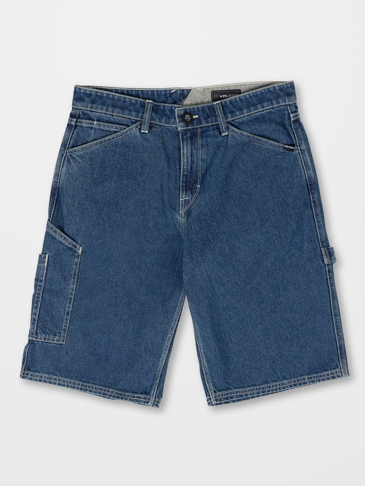 Labored Denim Utility Short - INDIGO RIDGE WASH (A2012301_IRW) [3]