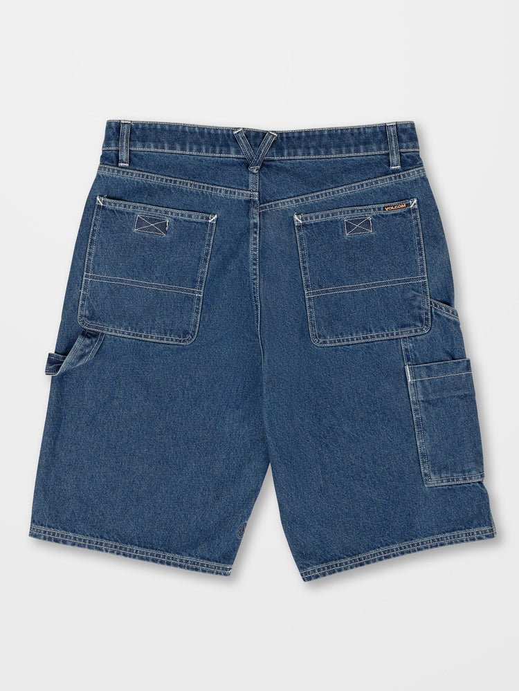 Labored Denim Utility Short - INDIGO RIDGE WASH (A2012301_IRW) [4]