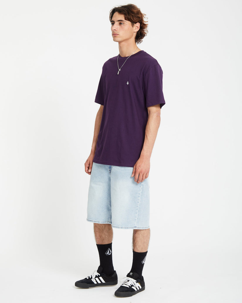 Stone Blanks T-shirt - GRAPE ROYALE