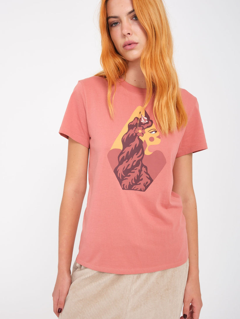 Radical Daze T-Shirt - Mauve Rose