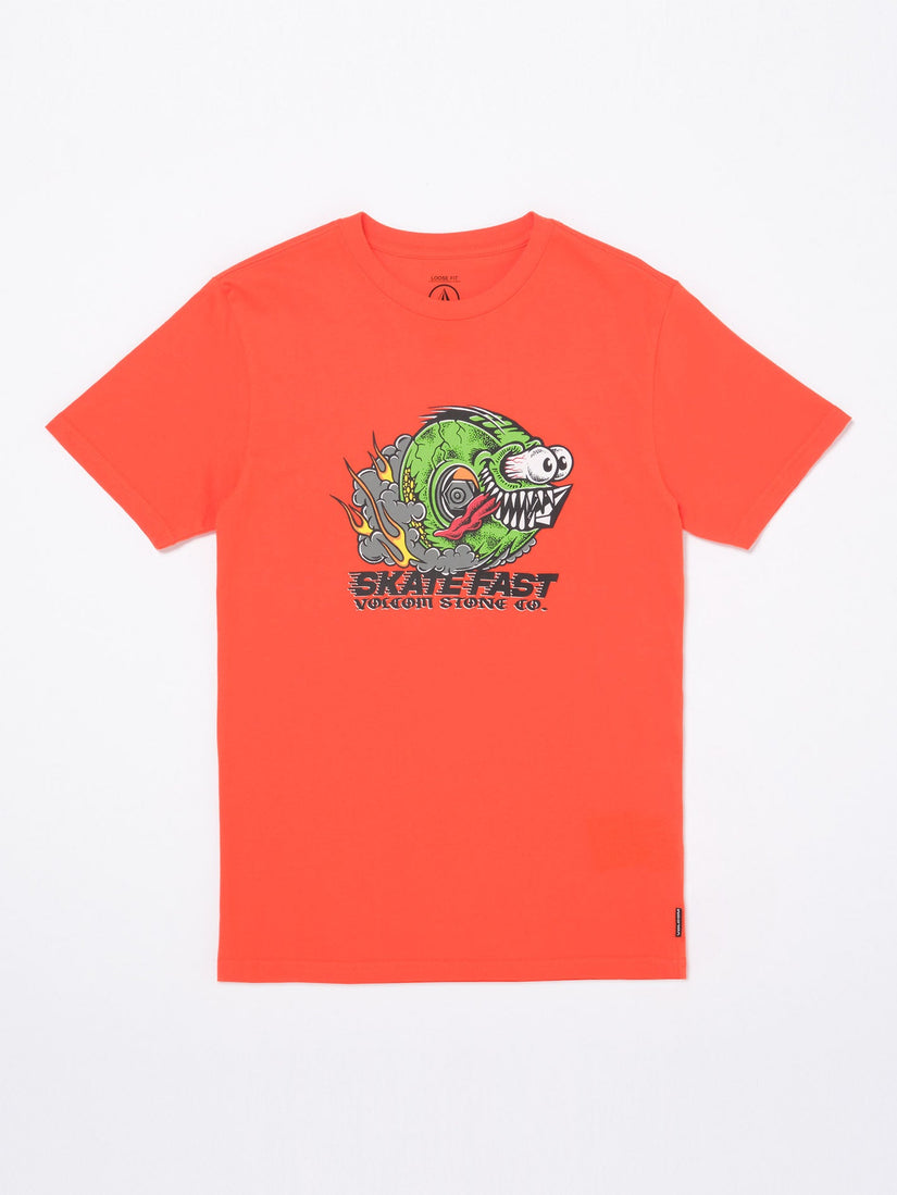 Skate Fast T-Shirt - Bright Red  - (KINDER)