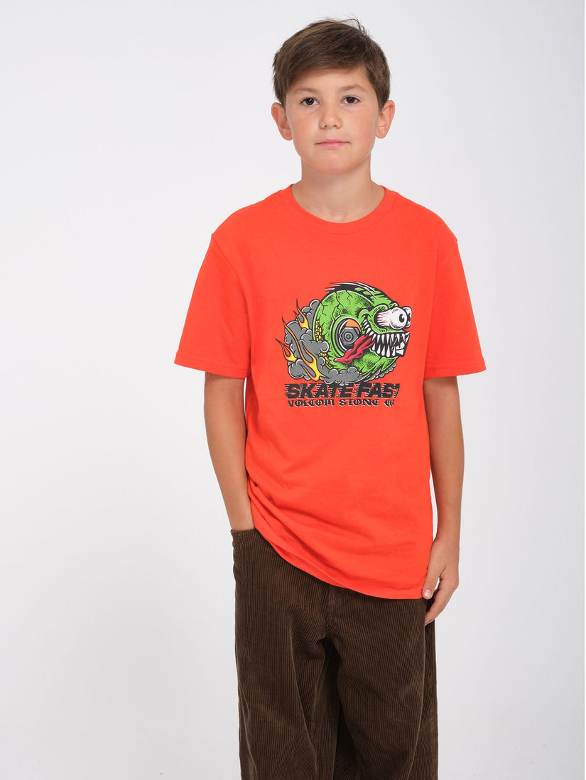 Skate Fast T-Shirt - Bright Red  - (KINDER)