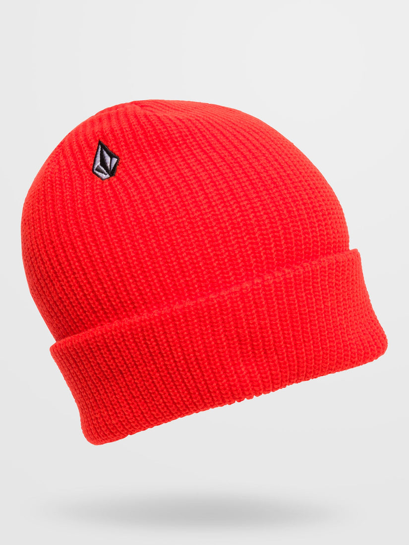 Full Stone Beanie - Bright Red