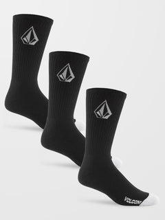 Full Stone Socken (3 Pack) - Black