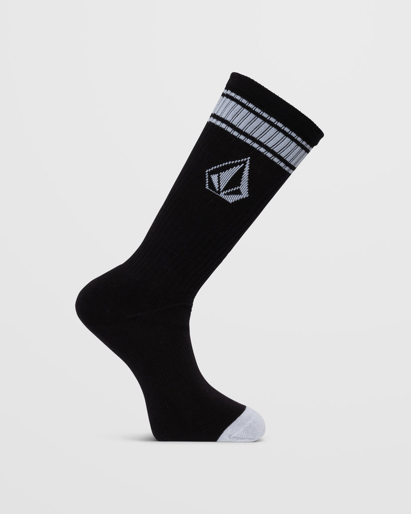 High Stripe Socken - BLACK