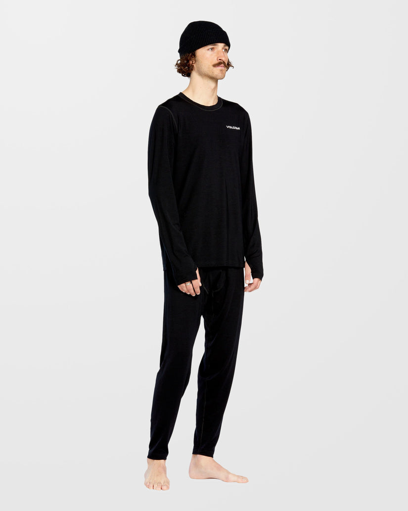 M Merino Blend Base Layer Hose - Black