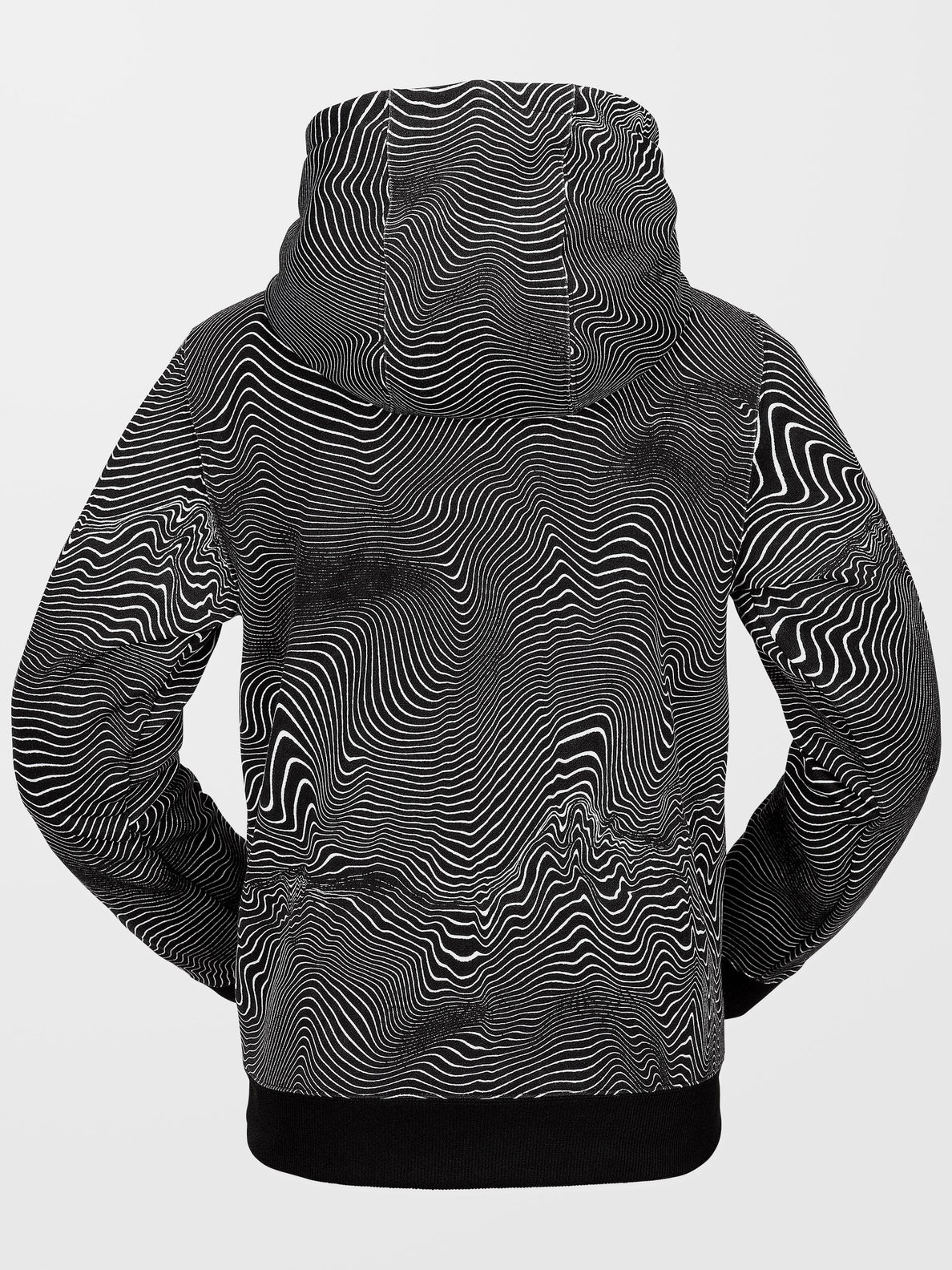 Hydro Fleece Kapuzenpullover - Black Print - (KINDER)