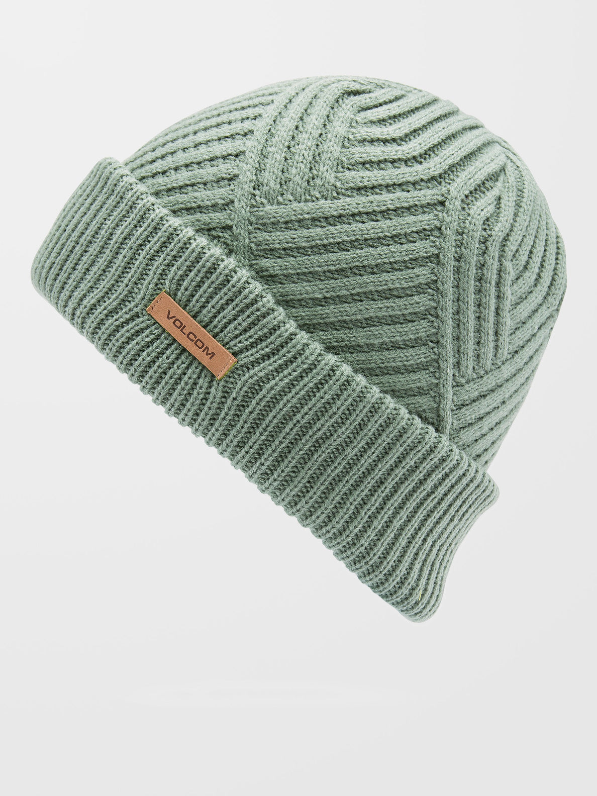 Stone Knit Beanie - Lichen Green