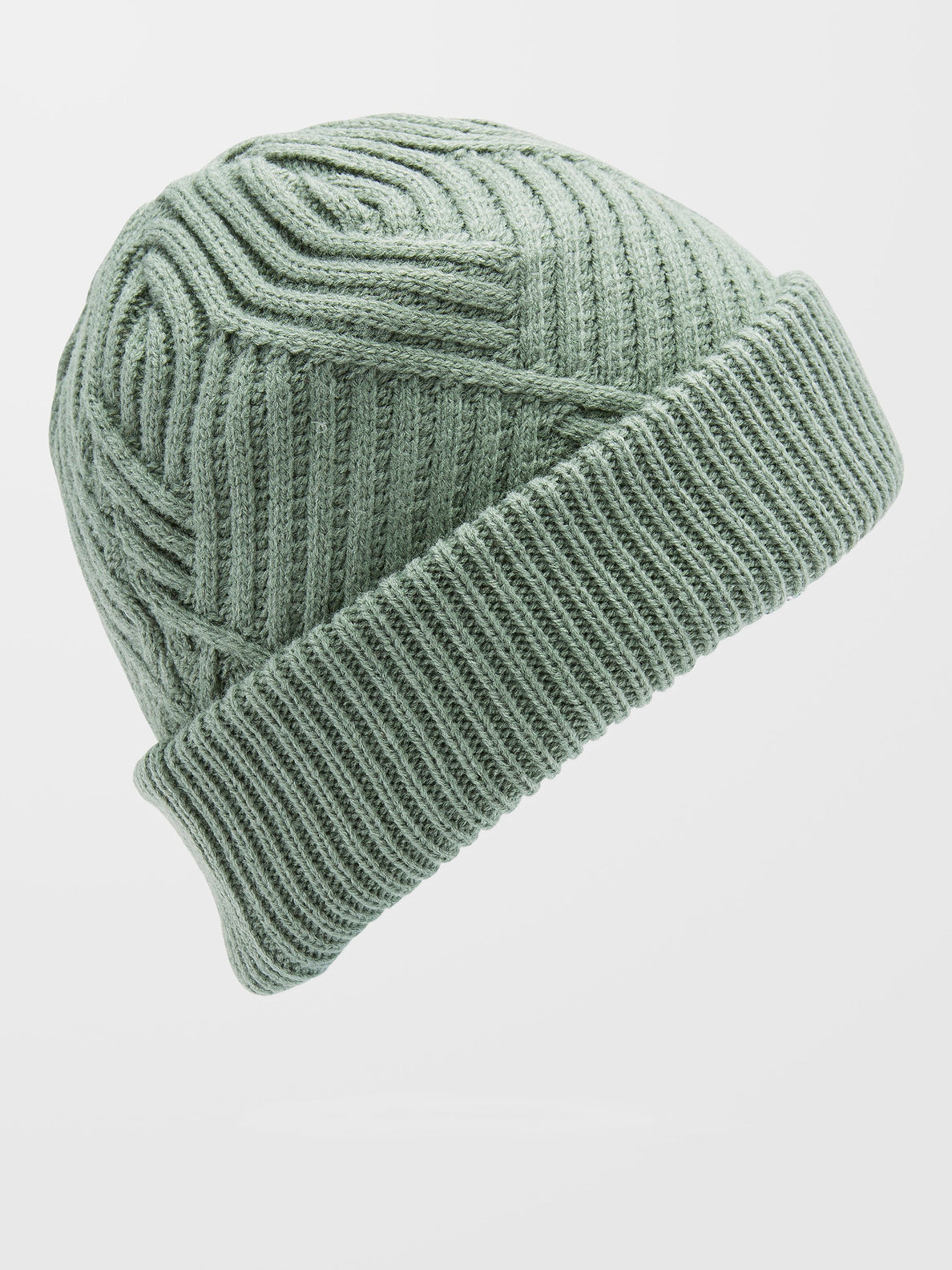 Stone Knit Beanie - Lichen Green