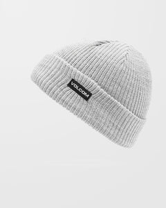 Youth Lined Beanie - Heather Grey - (KINDER)