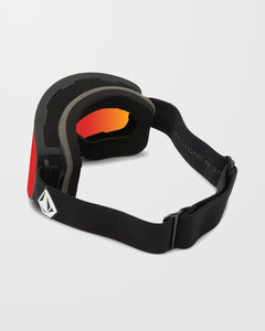 Odyssey Matte Black Goggle (+Bonus Brillenglas - Yellow) - Red Chrome