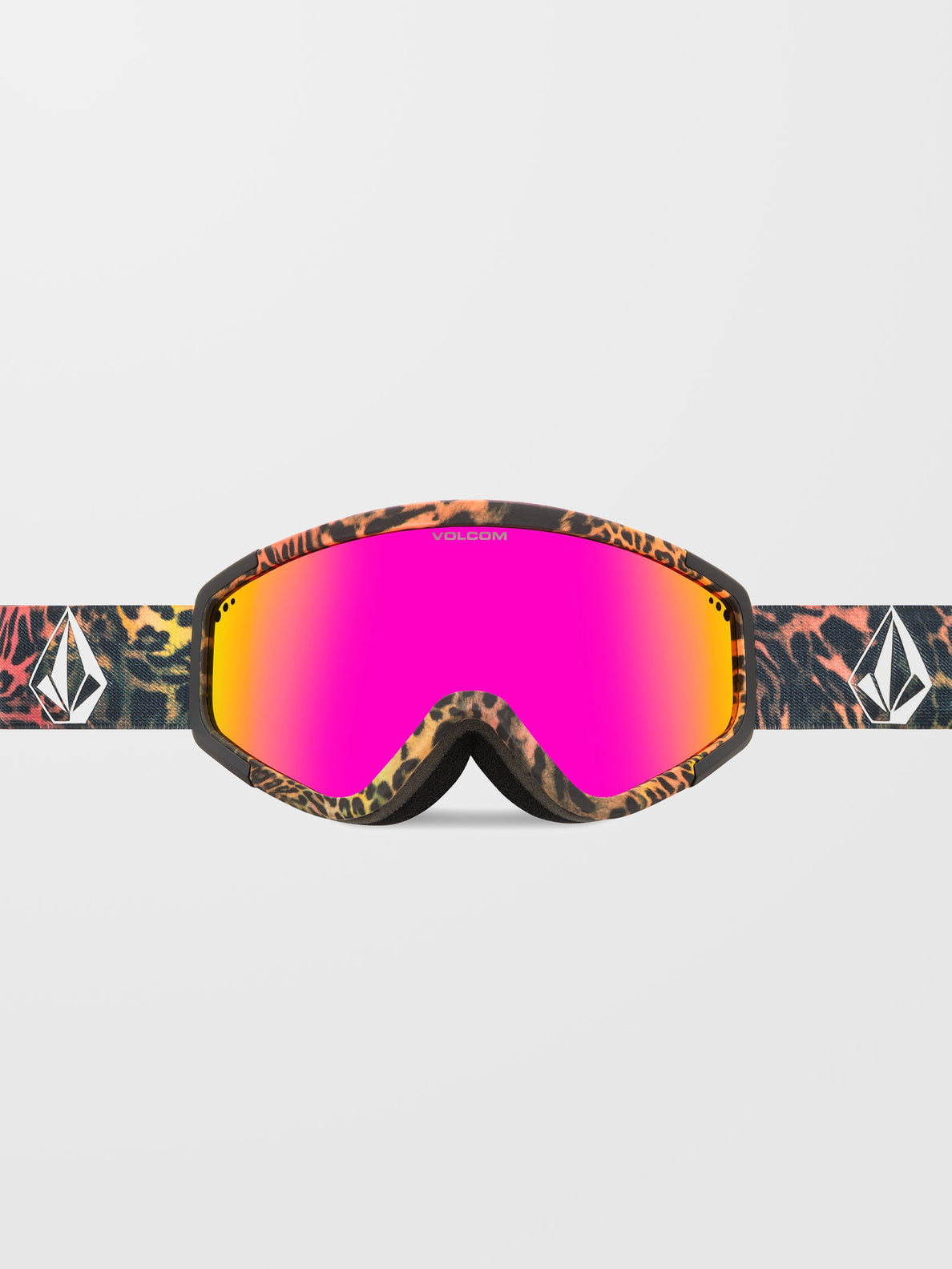 Attunga Acid Leopard Goggle (+Bonus Brillenglas - Rose) - Pink Chrome