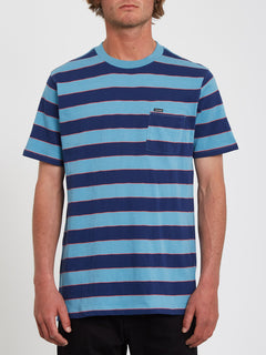 MAXER STRIPE CREW SS (A0112200_BPT) [F]