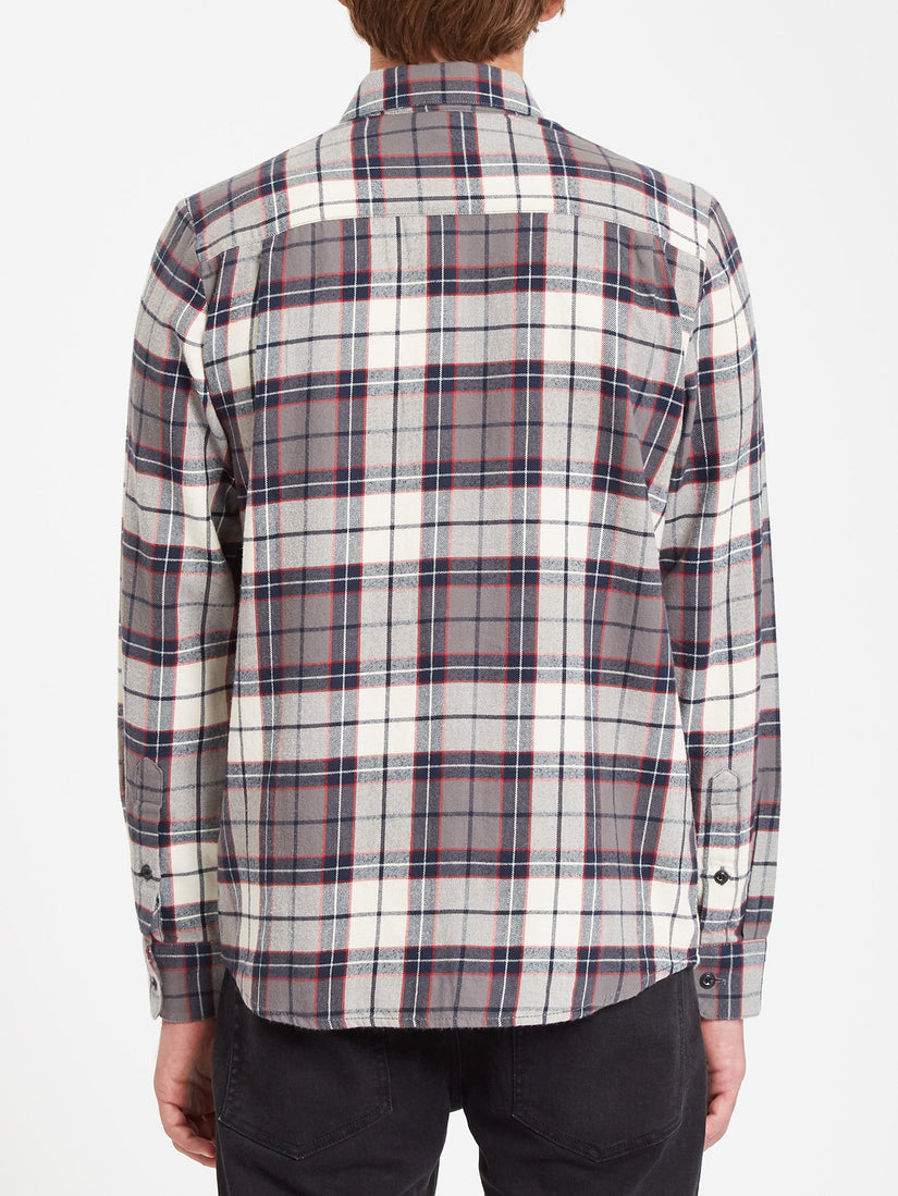 Caden Plaid Shirt - BLEACHED SAND (A0532101_BCS) [B]