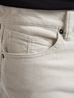 Solver 5 Pocket Cord Chino - STONE