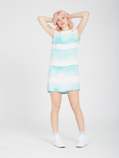 Stay Stripes Dress - PALE AQUA (B1312313_PAQ) [3]