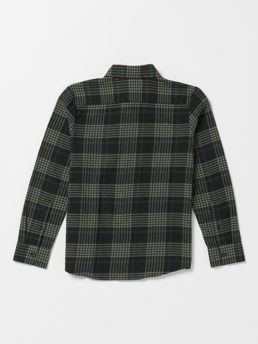 CADEN PLAID LS (C0532303_BLK) [B]