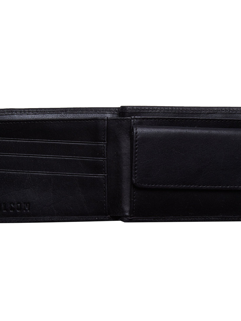 Portemonnaie Volcom Leather - Black