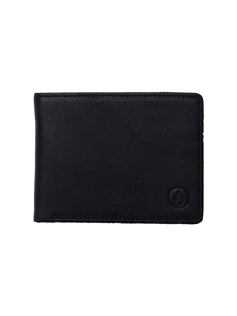 Portemonnaie Volcom Leather - Black