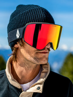 Odyssey Matte Black Goggle (+ Bonus Lens - Yellow) - RED CHROME (VG0423500_RDCH) [101]